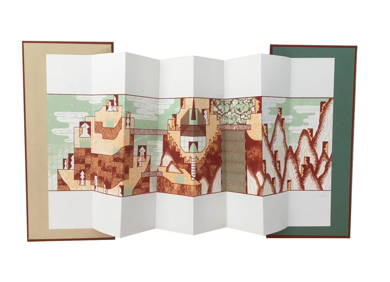 Starter Town Accordion Book